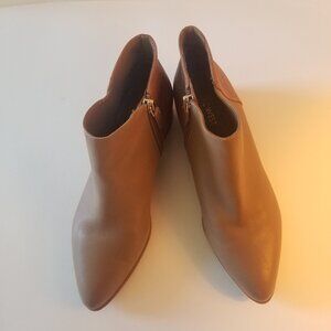 Nine West Oroyao  Tan Leather Ankle  Boots size 7.5